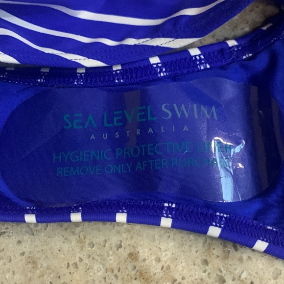 NWOT Sea Level Essentials Wrap High-Waisted Bikini Bottoms Size 12 - Picture 3 of 5